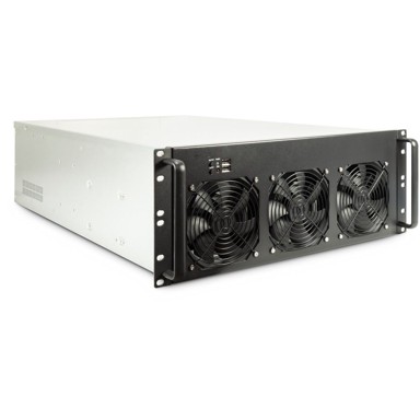 INTER-TECH Kućište za server 4F28 Rack, 4U, ATX/EATX/Micro-ATX/Mini-ITX, 28x 3.5", 4x 2.5", 3x 120 mm + 2x 80 mm, crno